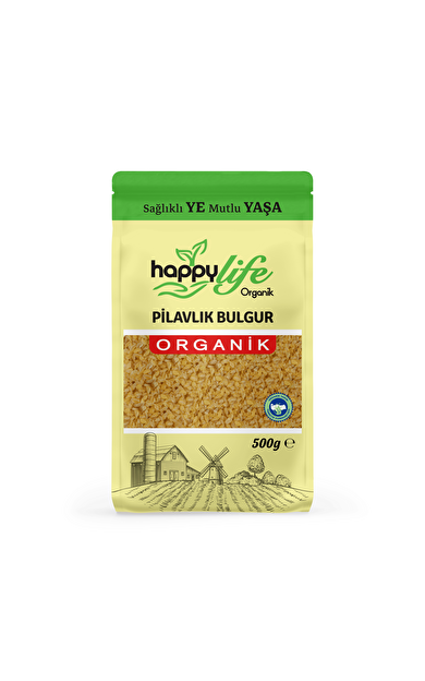 Happylife Organik Pilavlık Bulgur 500 Gr